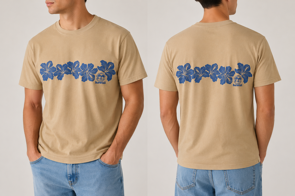 Hibiscus Lei Tee – 88 Tees - Honolulu, Hawaii