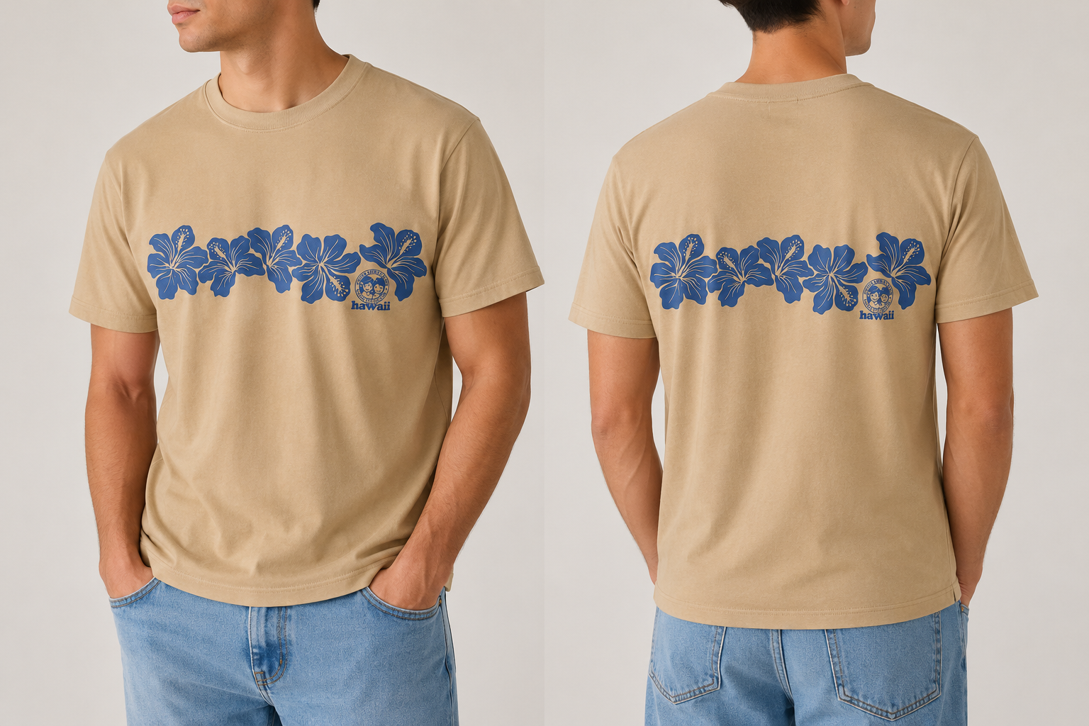 Hibiscus Lei Tee – 88 Tees - Honolulu, Hawaii Hibiscus Lei Tee – 88 Tees - Honolulu, Hawaii