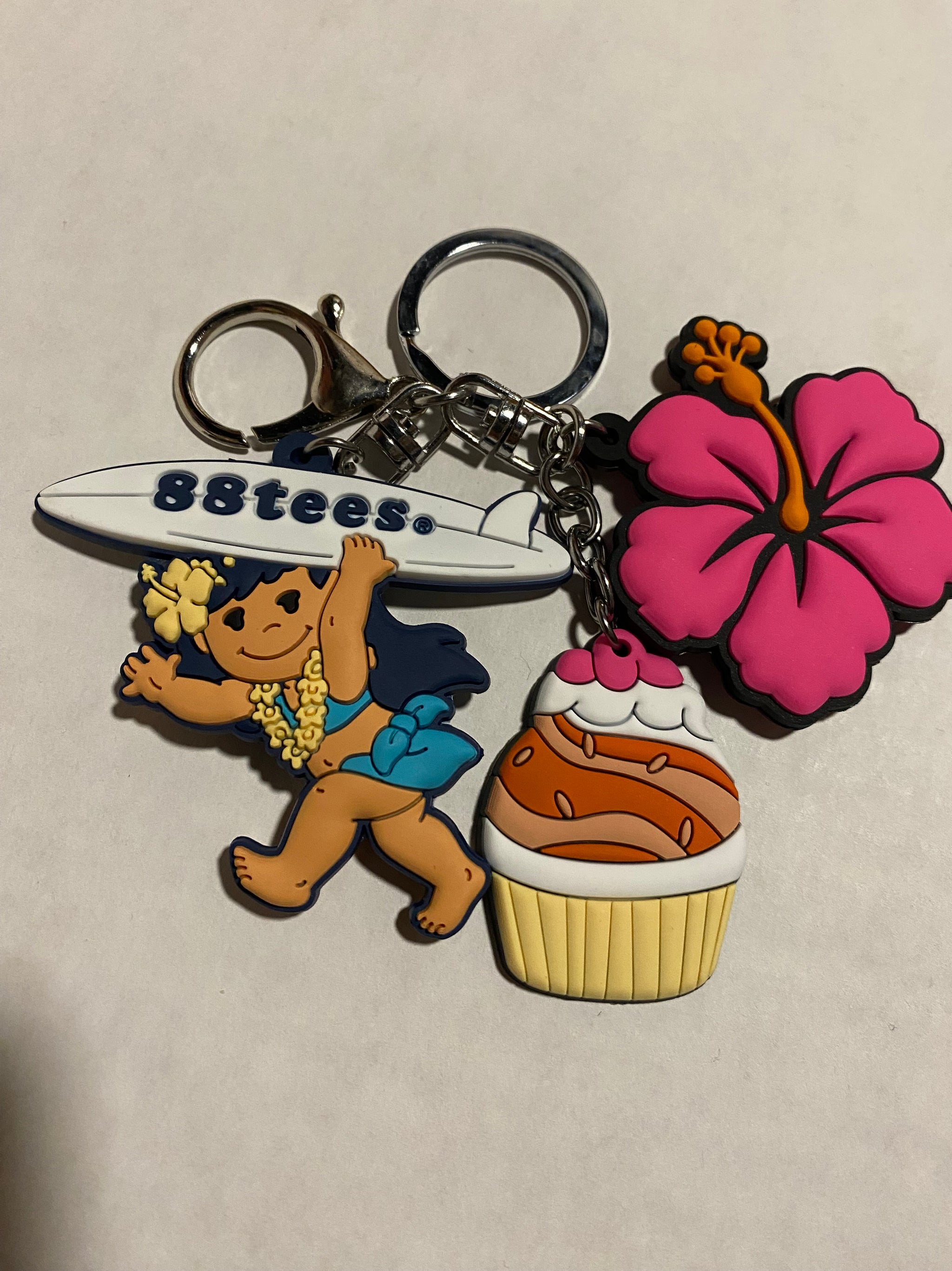 YaYa & KuKu silicone keyring – 88 Tees - Honolulu, Hawaii