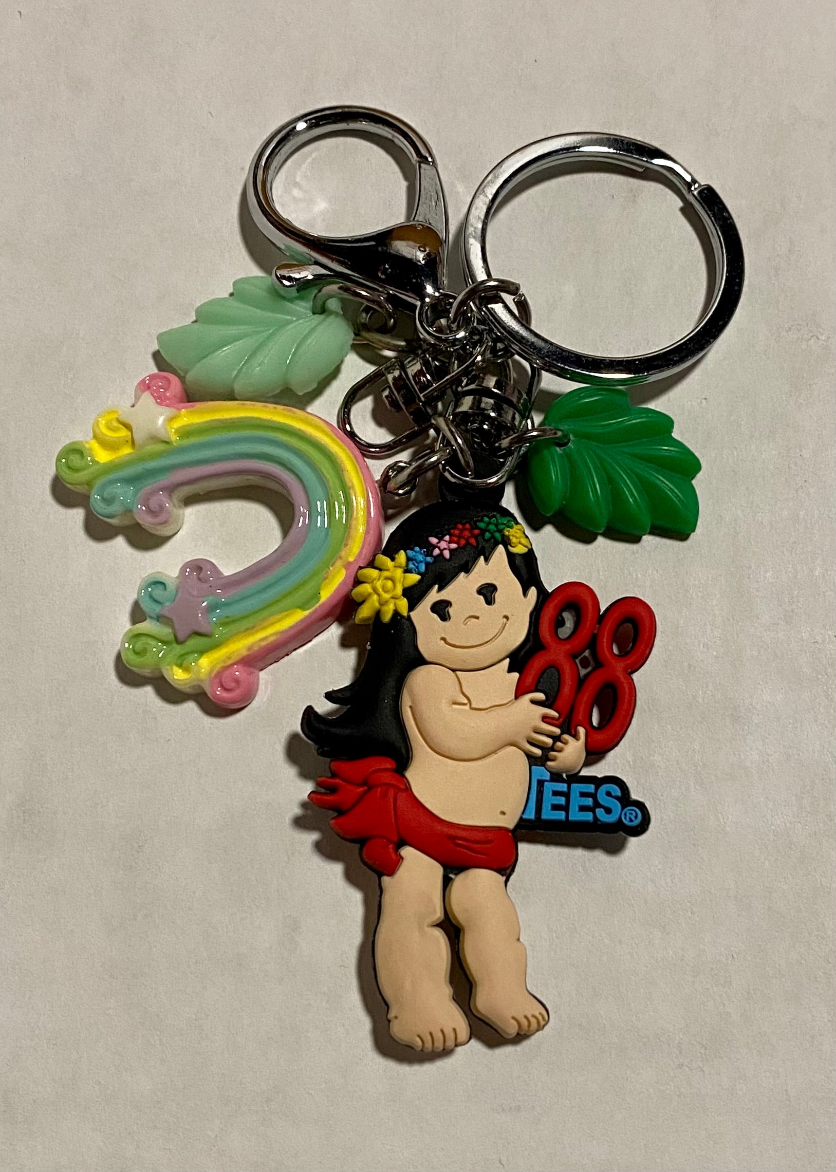 YaYa & KuKu silicone keyring – 88 Tees - Honolulu, Hawaii