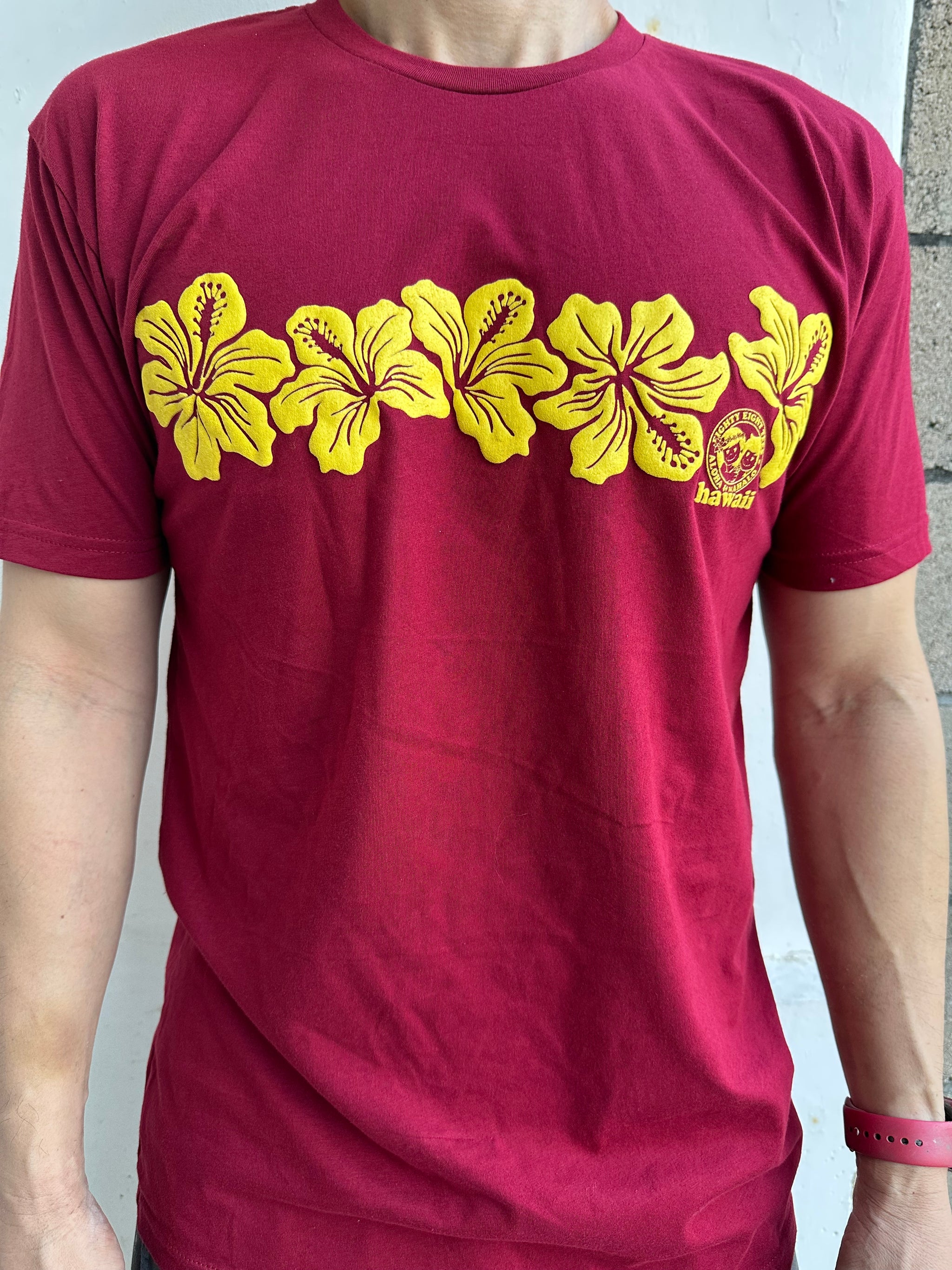 Hibiscus Lei Tee – 88 Tees - Honolulu, Hawaii