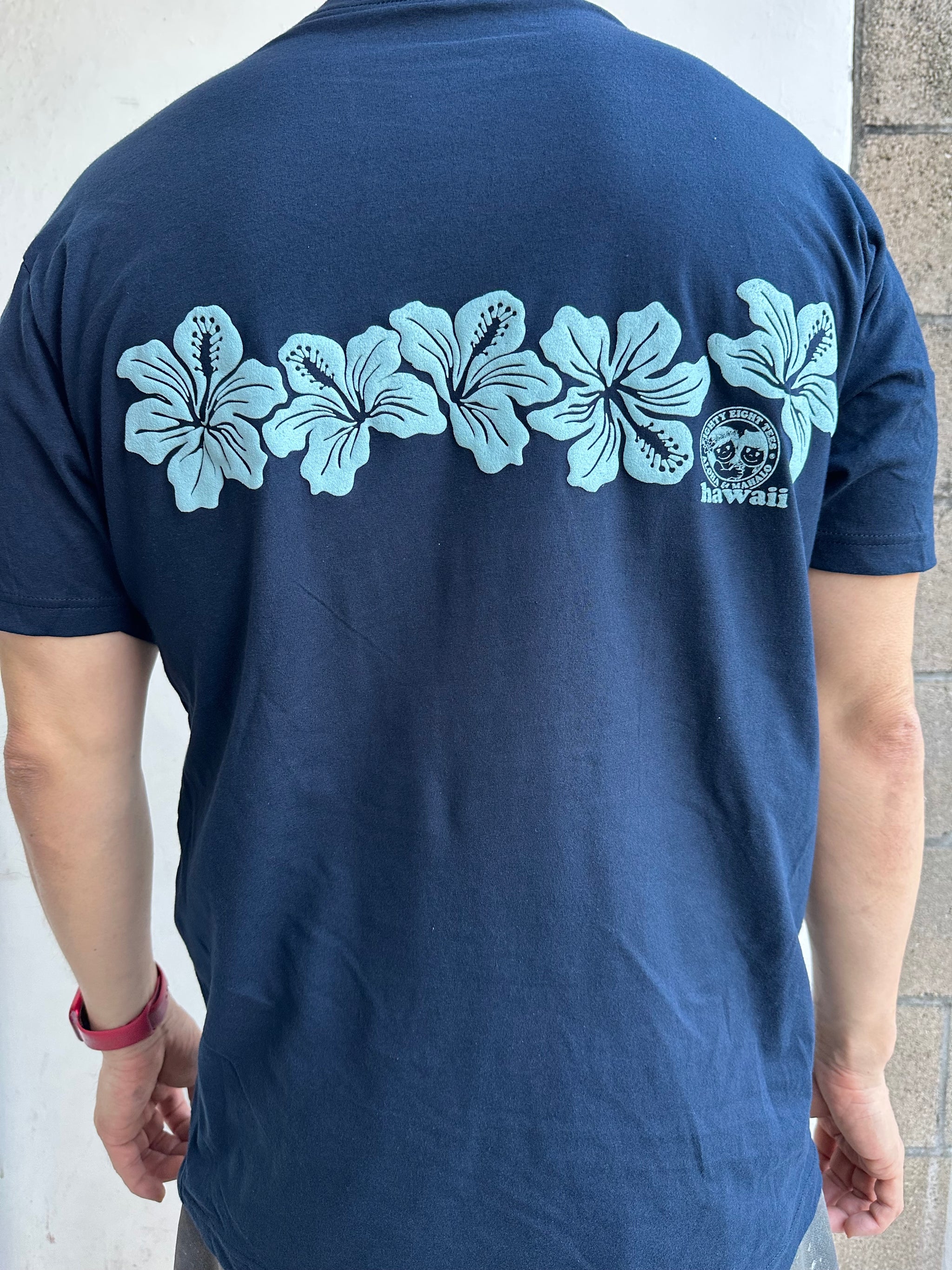 Hibiscus Lei Tee – 88 Tees - Honolulu, Hawaii