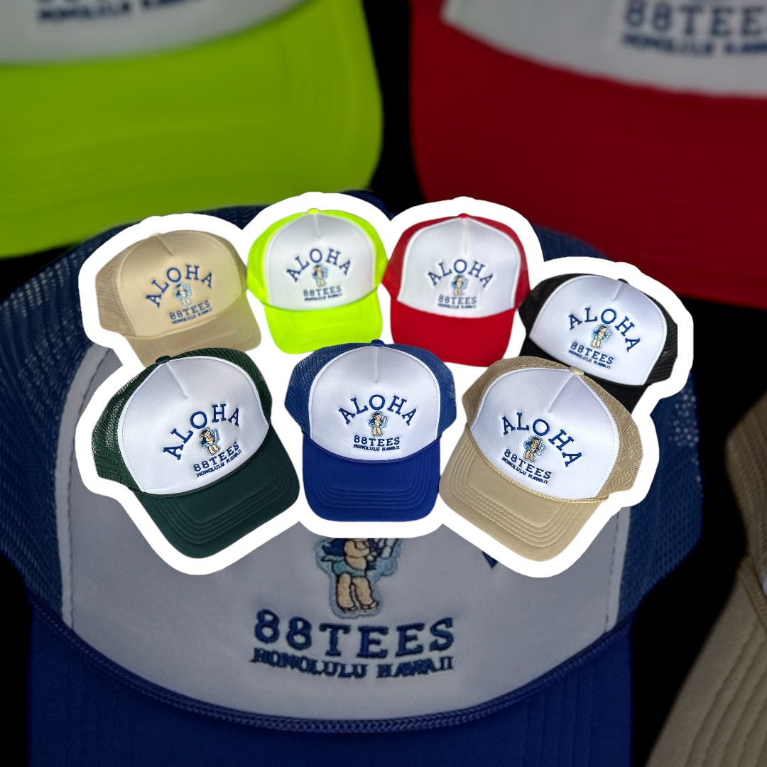 Aloha Yaya Trucker Hat – 88 Tees - Honolulu, Hawaii