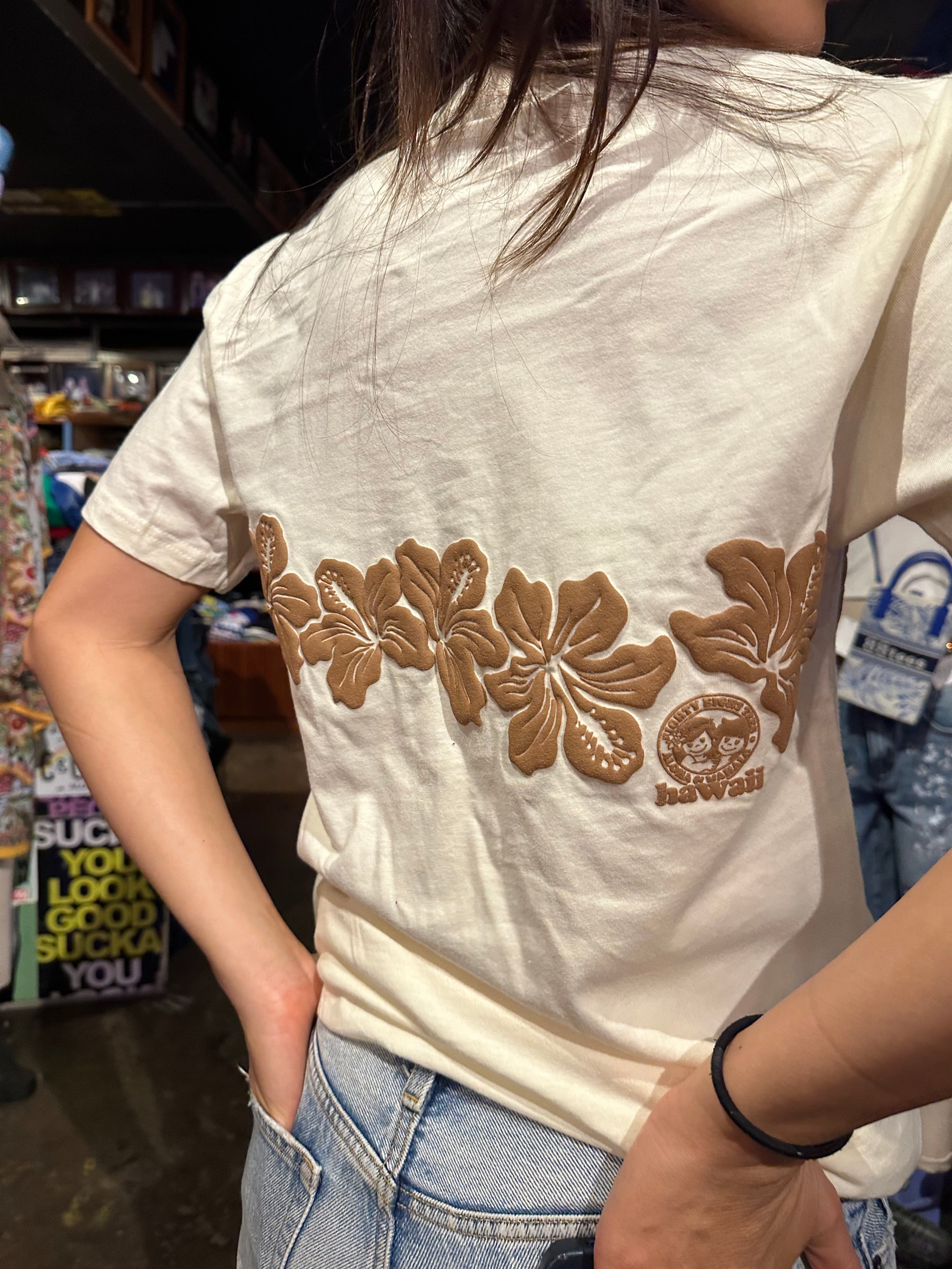 Hibiscus Lei Tee – 88 Tees - Honolulu, Hawaii