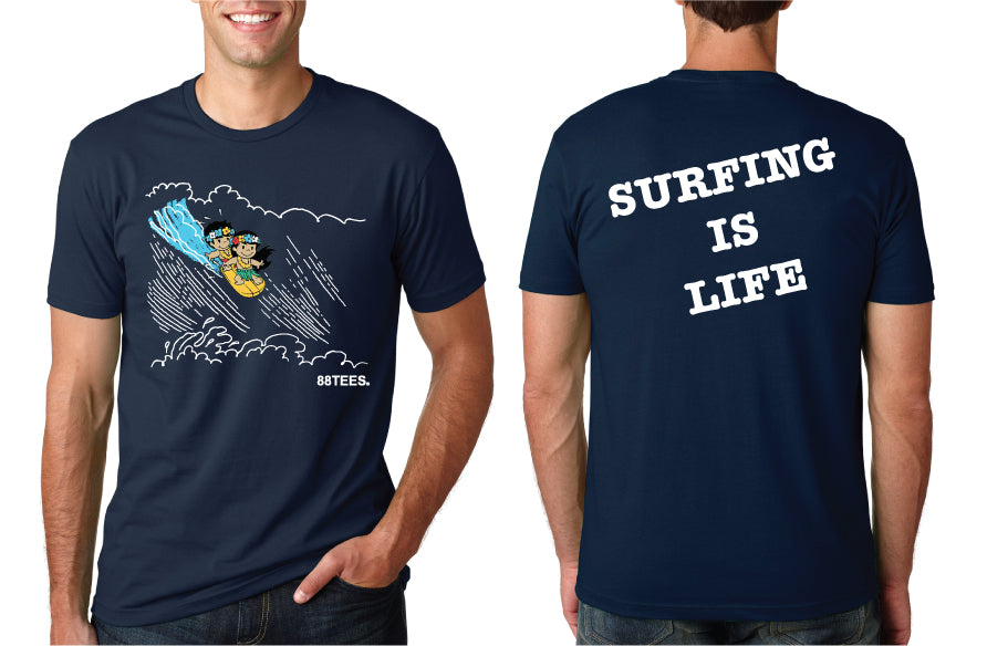 MENS SURFING IS LIFE TEE – 88 Tees - Honolulu, Hawaii