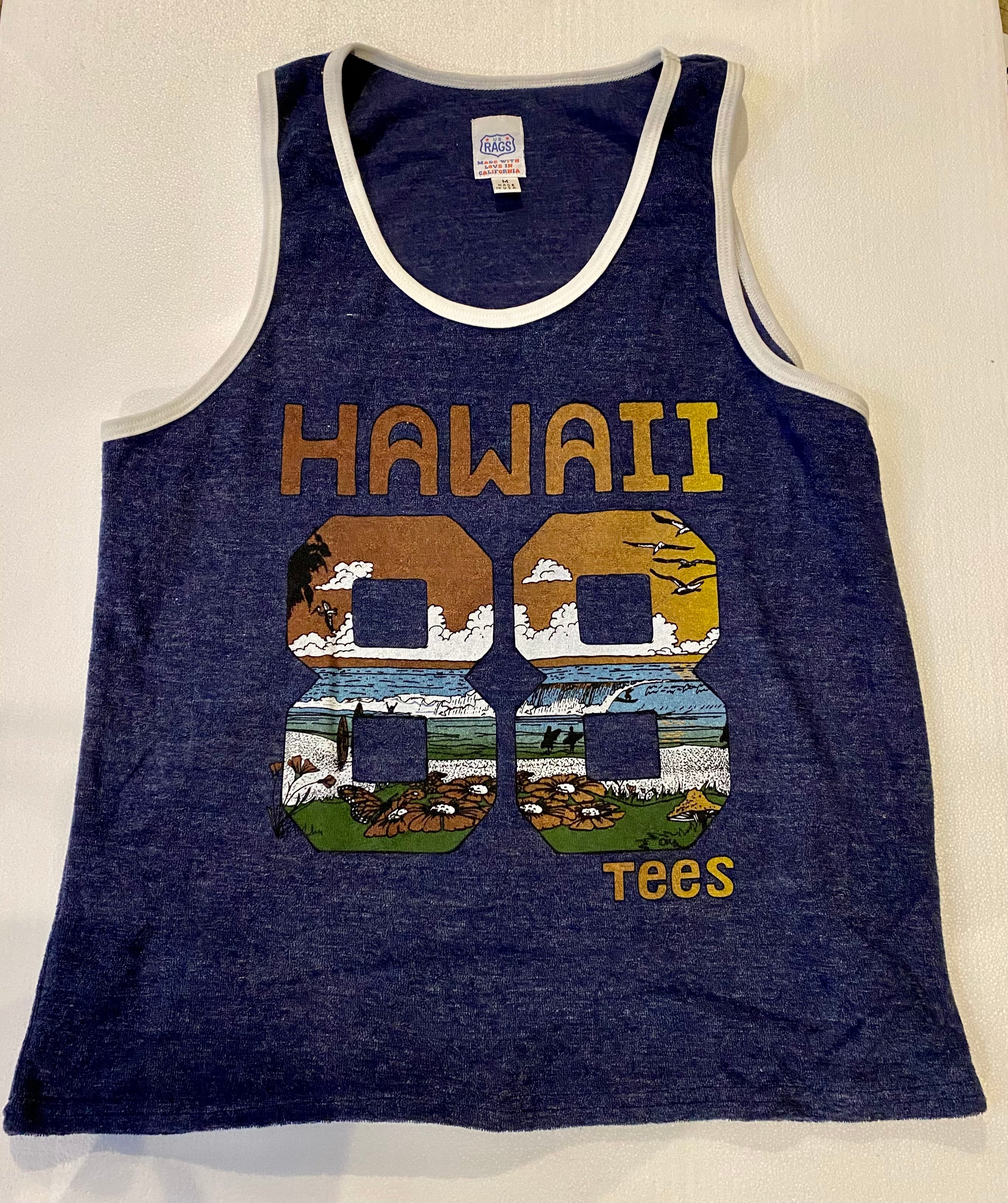 UNISEX TERRY CLOTH TANK TOP – 88 Tees - Honolulu, Hawaii