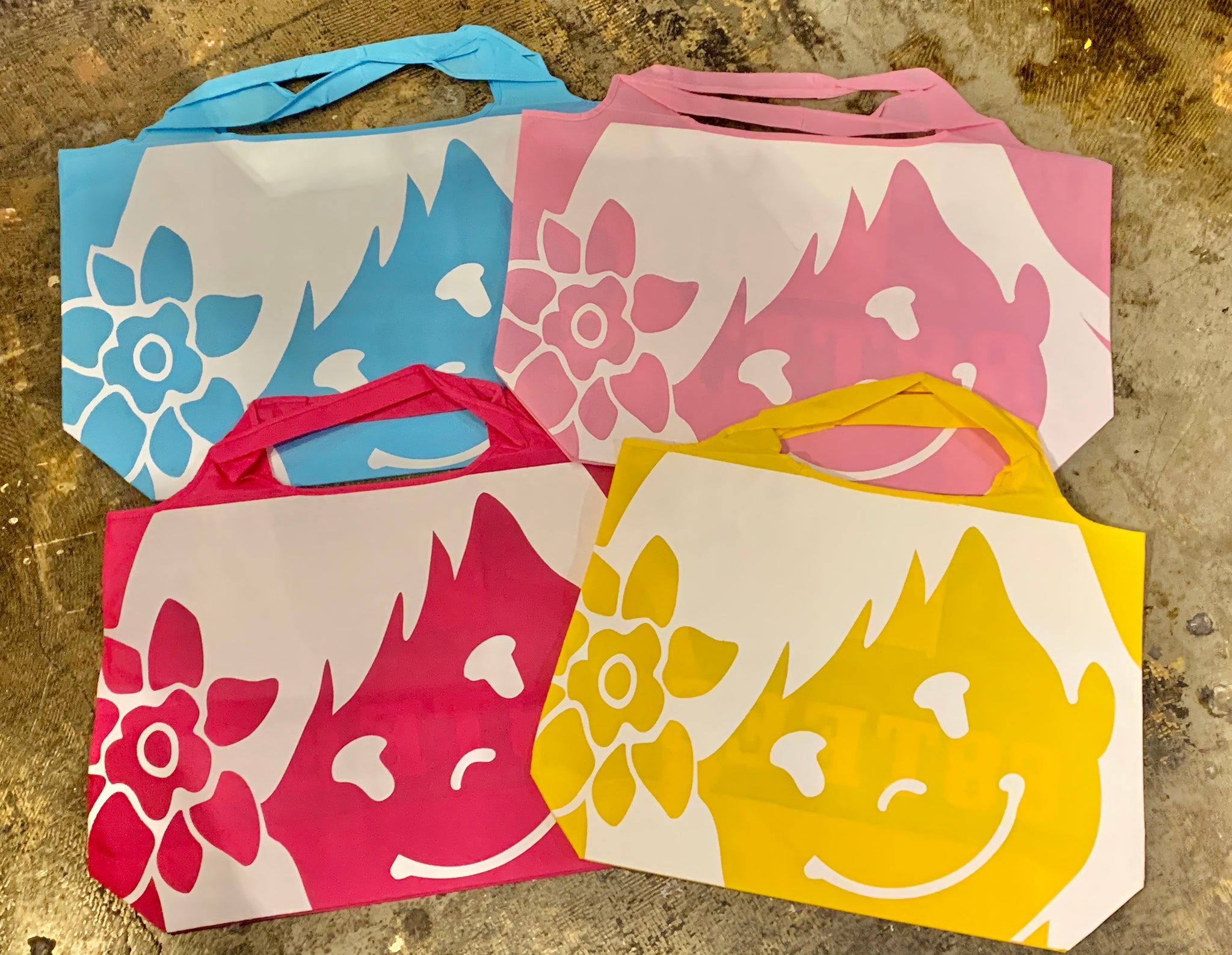 Yaya Face Neon Shopping Bag – 88 Tees - Honolulu, Hawaii