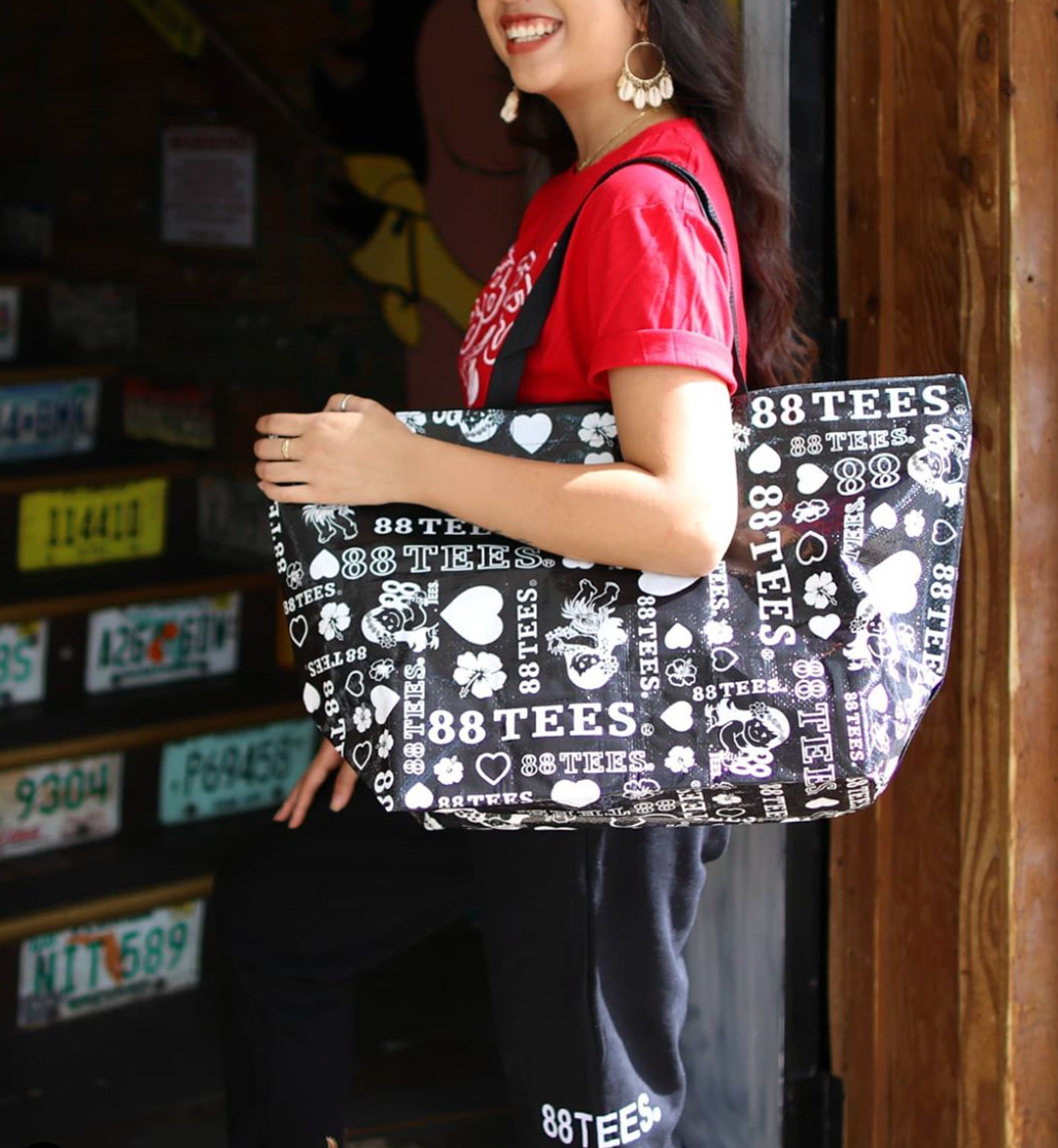 love-yaya-small-zipper-eco-bag – 88 Tees - Honolulu, Hawaii